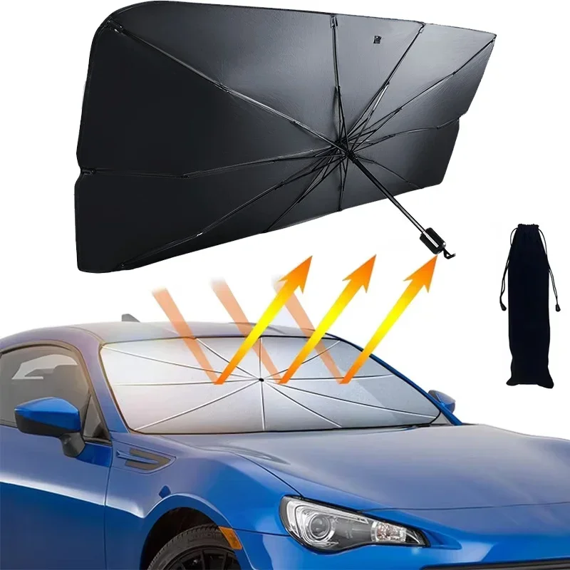 Car Sunshade Windshield Umbrella Foldable - Parasol Plegable para Parabrisas de Coche,