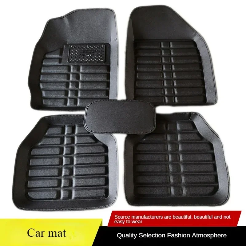Car Floor Mats Universal Waterproof Leather - 5 uds Premium fácil de limpiar