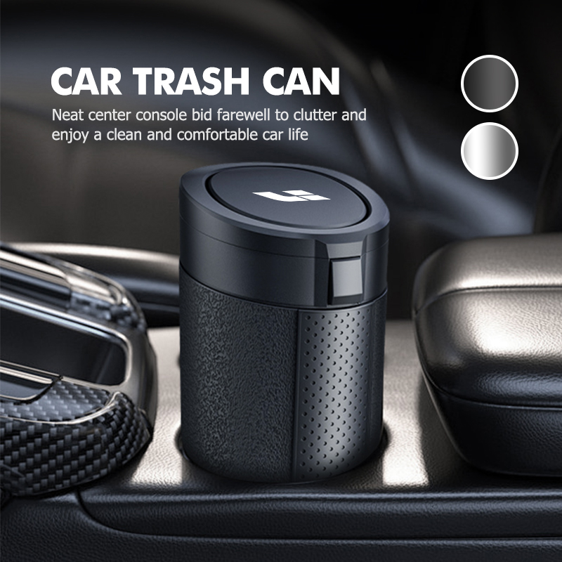 Waterproof Car Trash Can With Lid - Cubo de basura para coche, caja