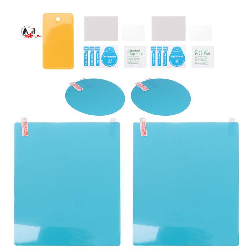 Anti Glare Car Rearview Mirror Film - A10E-4 Piezas, Película Protectora para Espejos