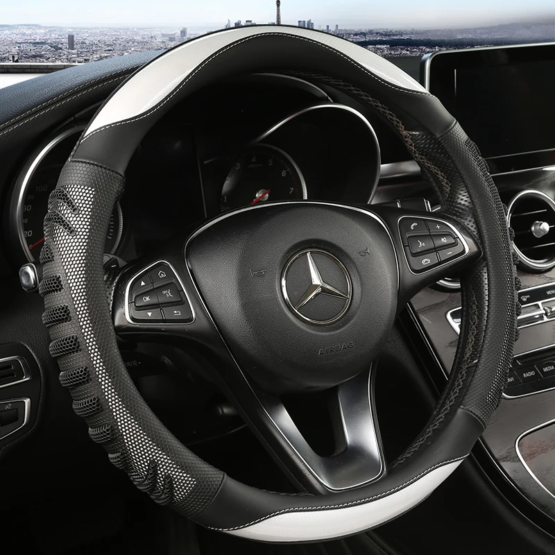 Car Steering Wheel Cover Anti Slip Breathable - Protector tridimensional para volante de coche