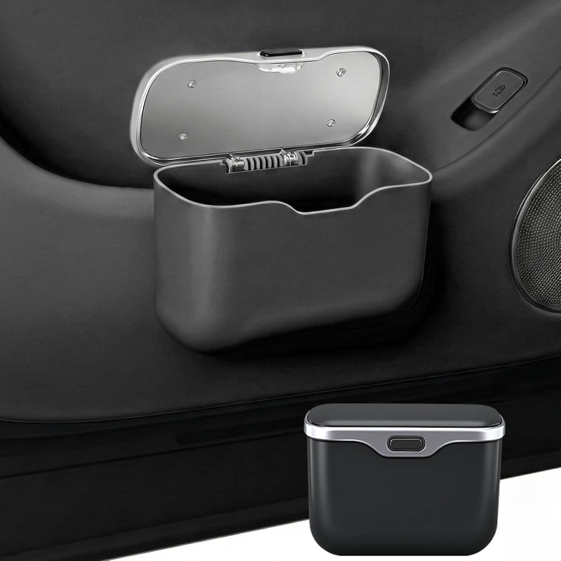 Waterproof Car Trash Can With Lid - Bote de basura para coche con