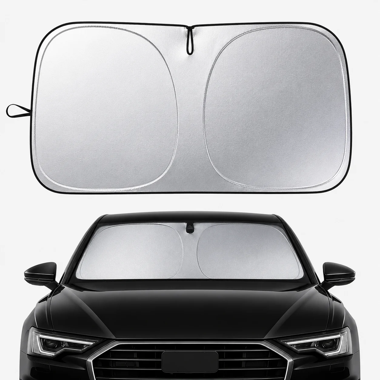 Car Sunshade Windshield Umbrella Foldable - Parasol Plegable para Parabrisas de Coche,