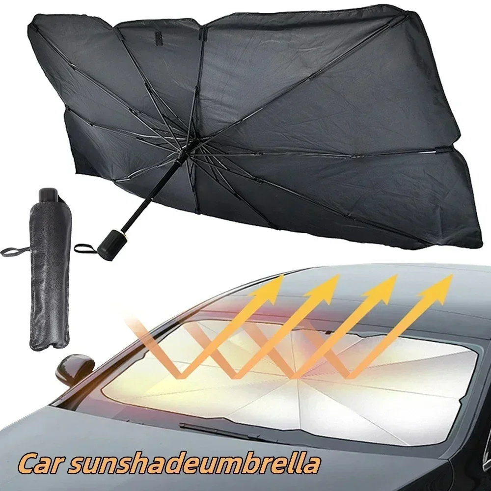 Car Sunshade Windshield Umbrella Foldable - Parasol Plegable para Parabrisas de Coche,