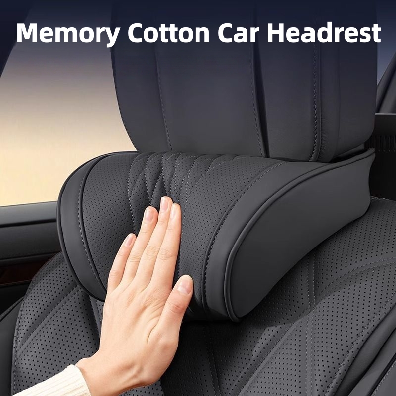 Memory Foam Car Neck Pillow Lumbar Support - Lujoso cojín para reposacabezas de coche