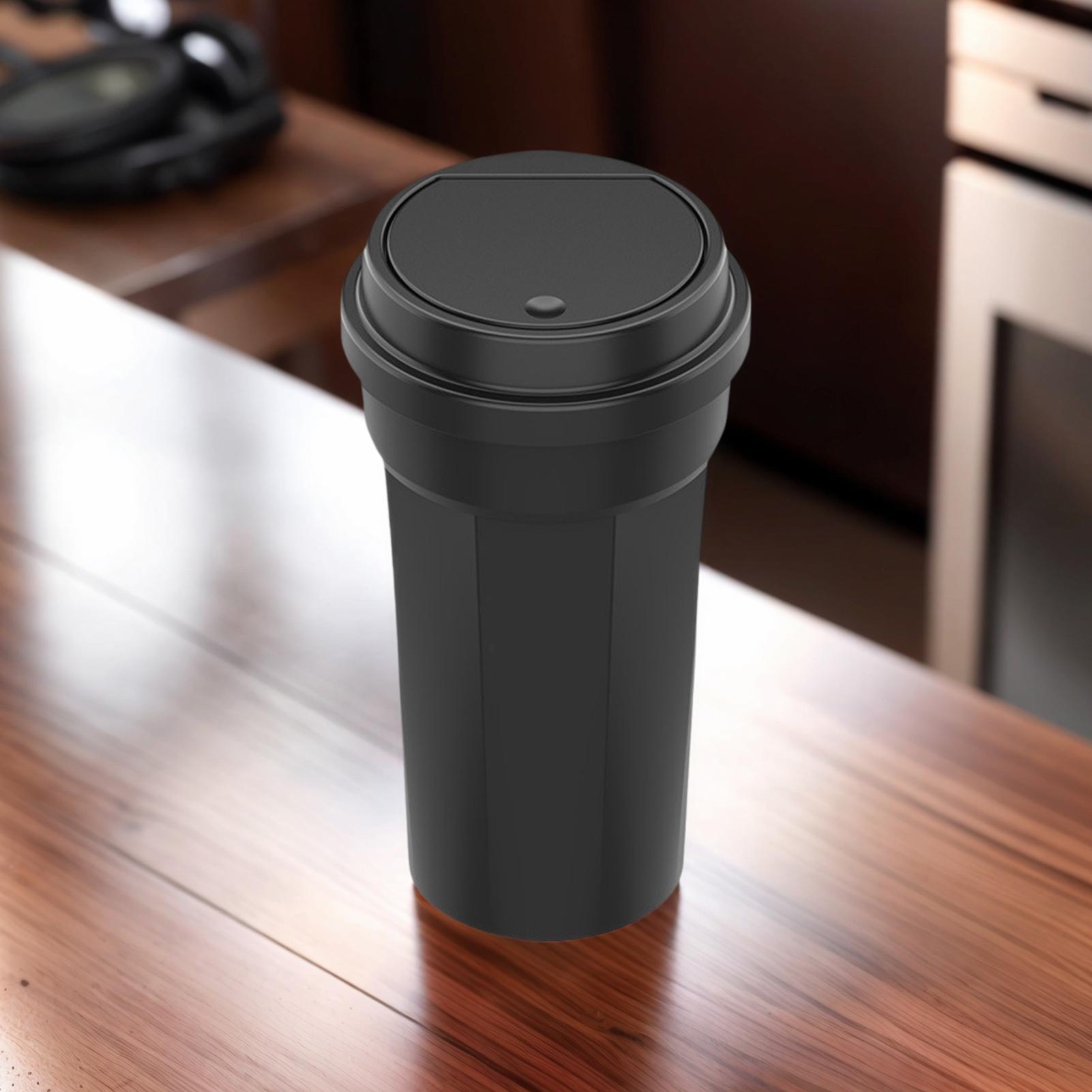 Waterproof Car Trash Can With Lid - Portavasos para cubo de basura de