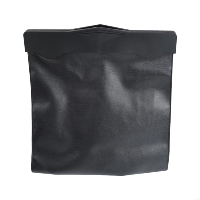 Waterproof Car Trash Can With Lid - Bolsa basura cuero PU para coche,