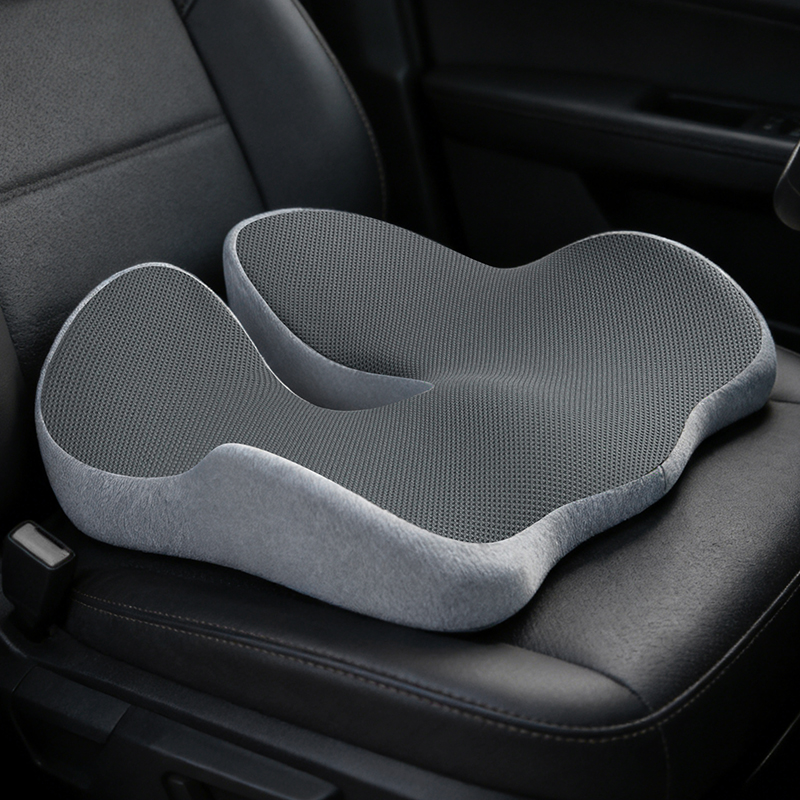 Memory Foam Car Neck Pillow Lumbar Support - Cojín de asiento de coche de