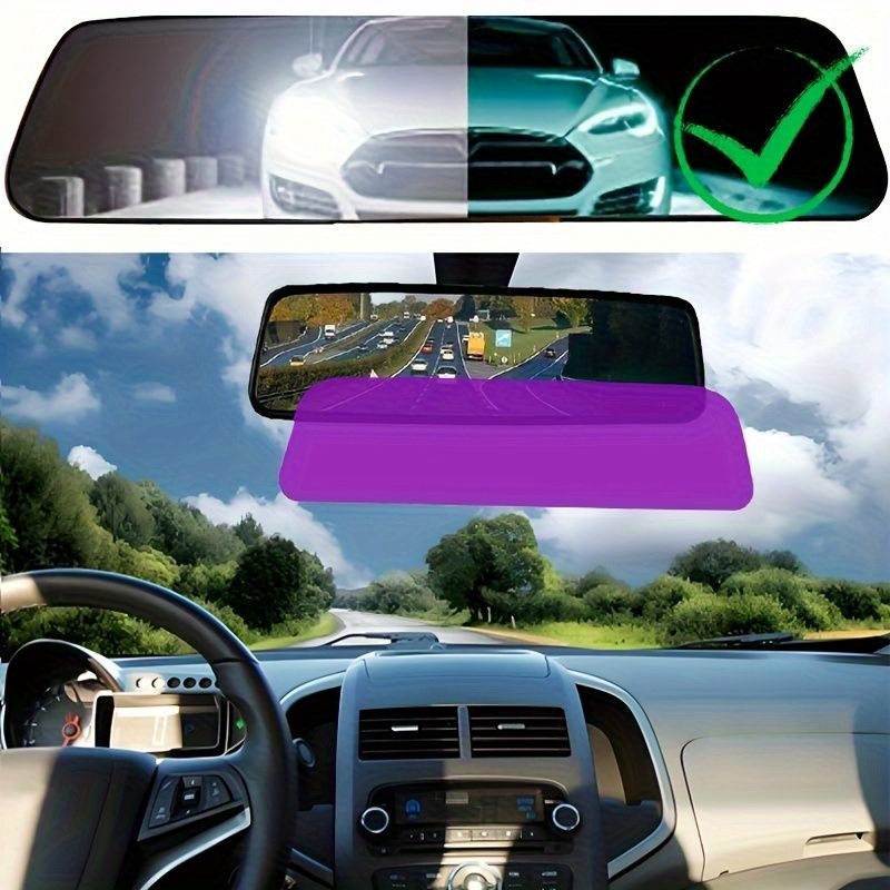 Anti Glare Car Rearview Mirror Film - Película Antideslumbrante para Espejo Retrovisor de