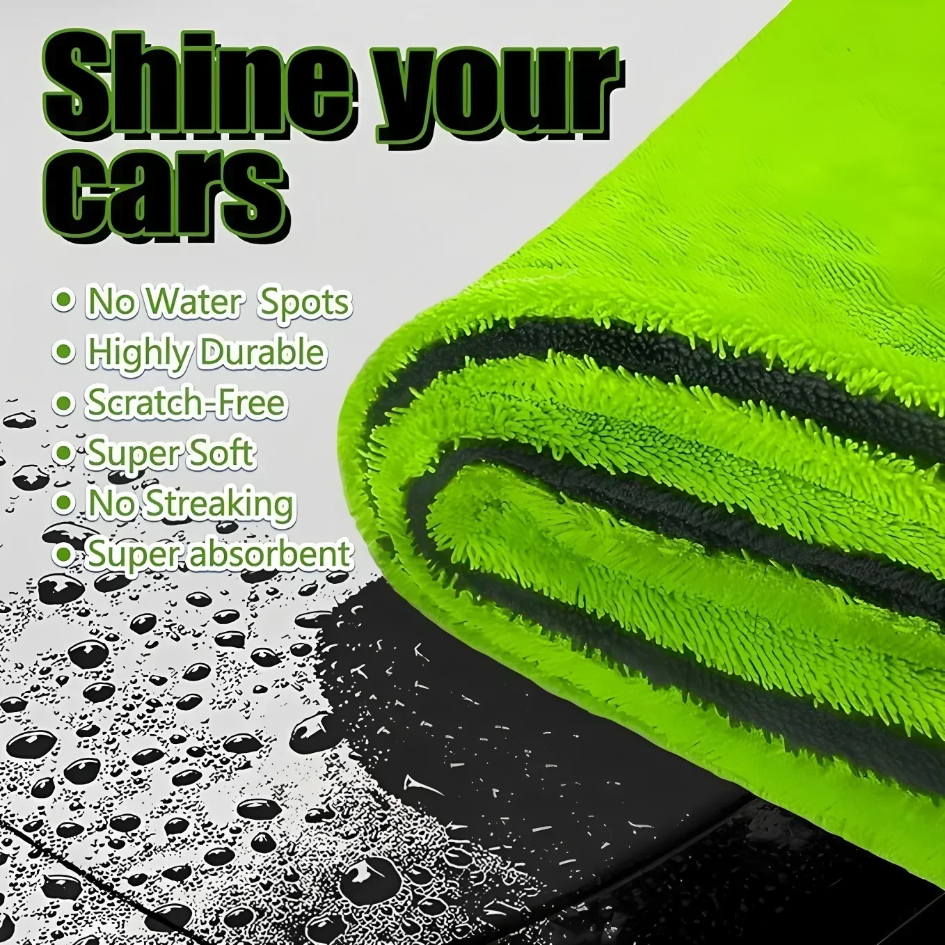 Toalla de Secado para Auto, Su - Microfiber Car Drying Towel Super Absorbent reseña y precio
