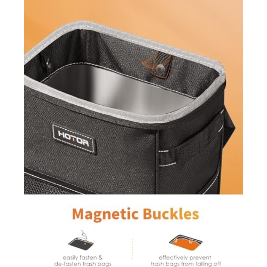 Bote de Basura para Auto con T - Waterproof Car Trash Can With Lid reseña y precio