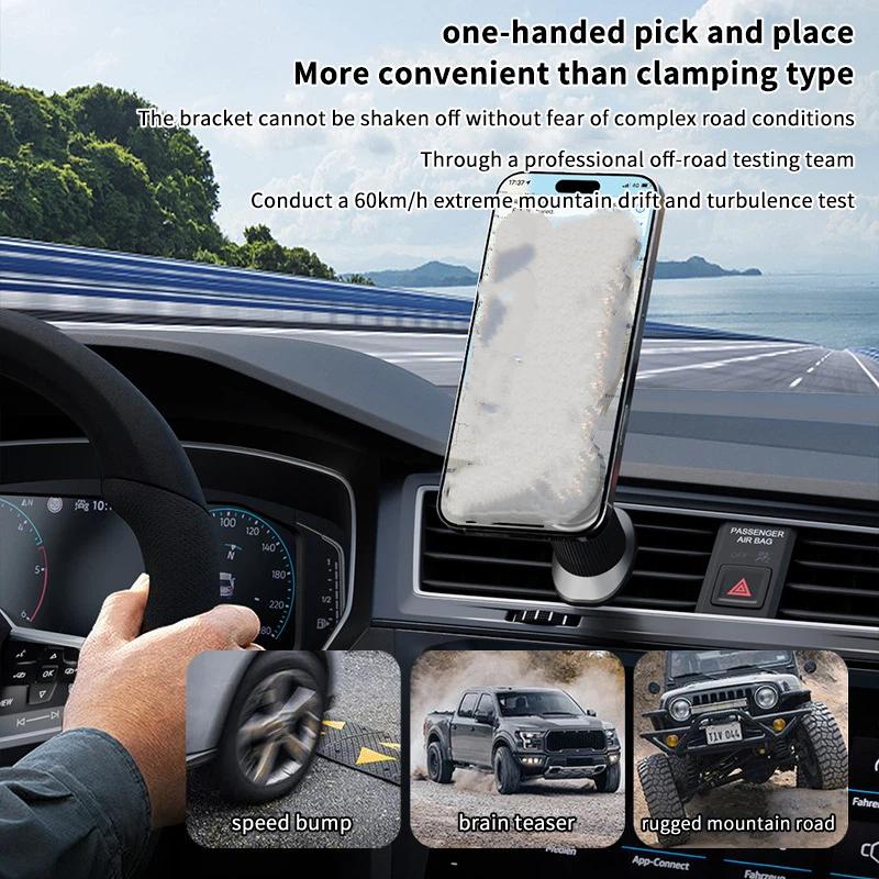 Soporte magnético para teléfon - Magnetic Phone Holder For Car Vent reseña y precio