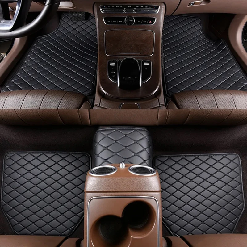 Alfombrillas para el suelo del - Car Floor Mats Universal Waterproof Leather reseña y precio