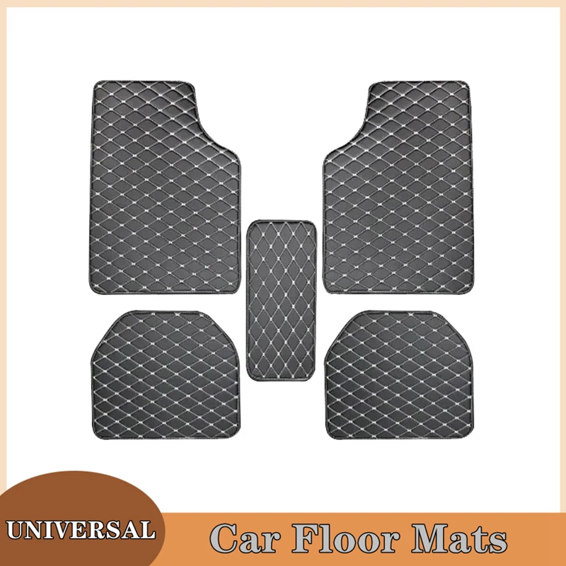 Alfombrillas para el suelo del - Car Floor Mats Universal Waterproof Leather reseña y precio