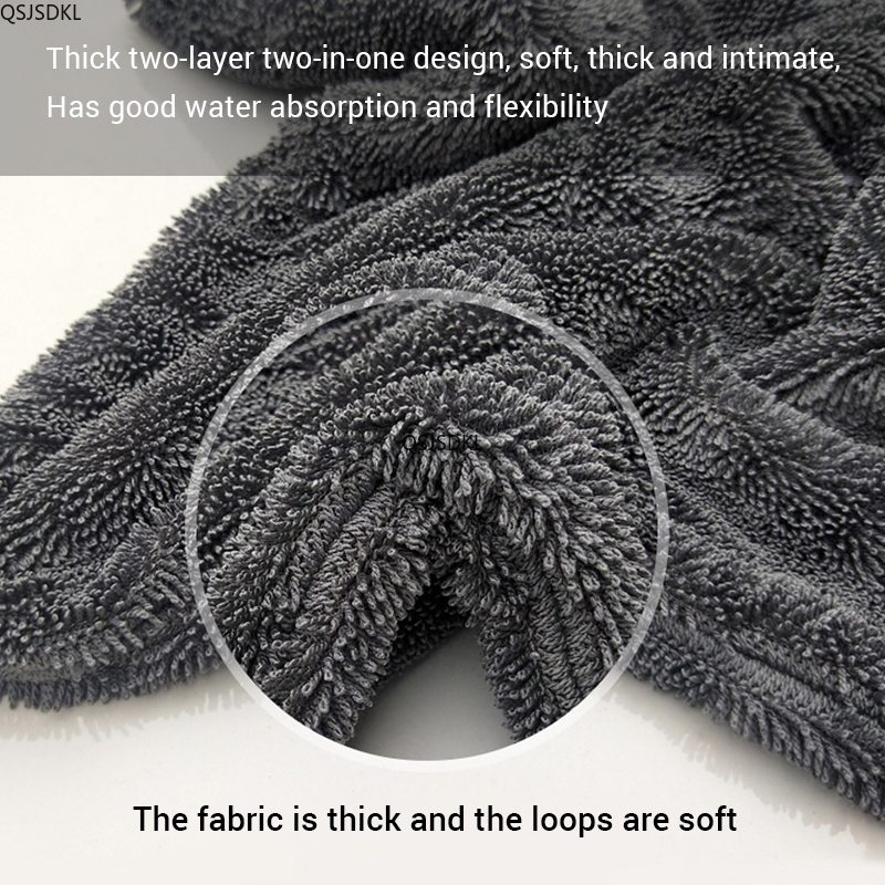 Toalla de limpieza de coche de - Microfiber Car Drying Towel Super Absorbent reseña y precio