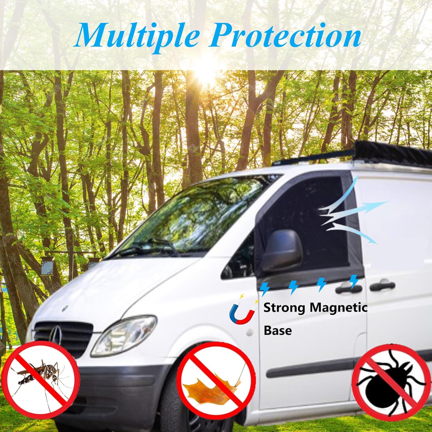 2 piezas de mosquiteras univer - Car Accessories reseña y precio