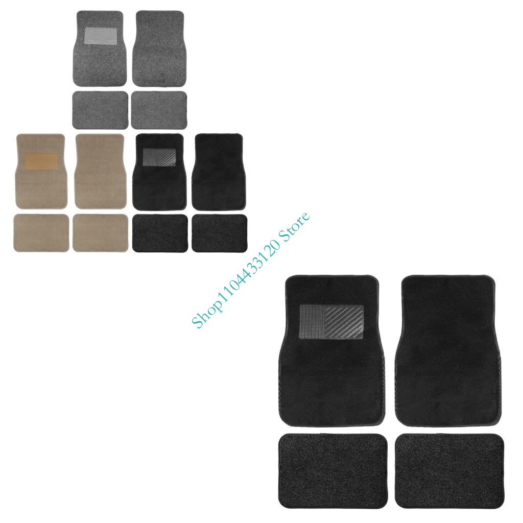 0XXD 4 Uds. Alfombrillas unive - Car Floor Mats Universal Waterproof Leather reseña y precio