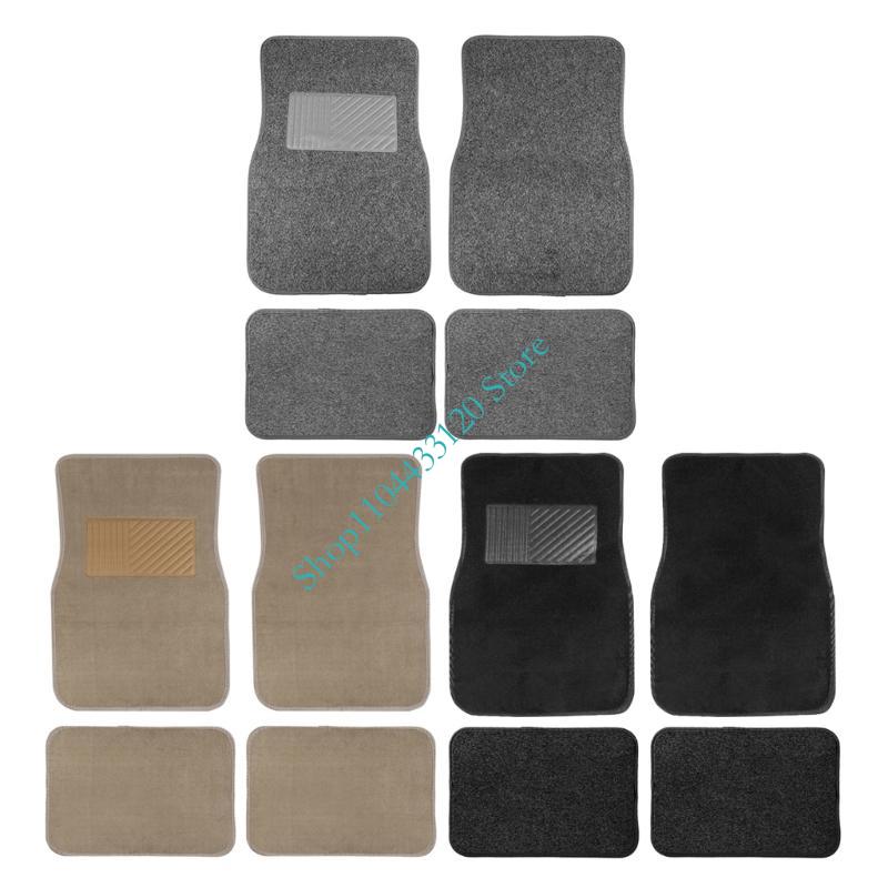 0XXD 4 Uds. Alfombrillas unive - Car Floor Mats Universal Waterproof Leather reseña y precio