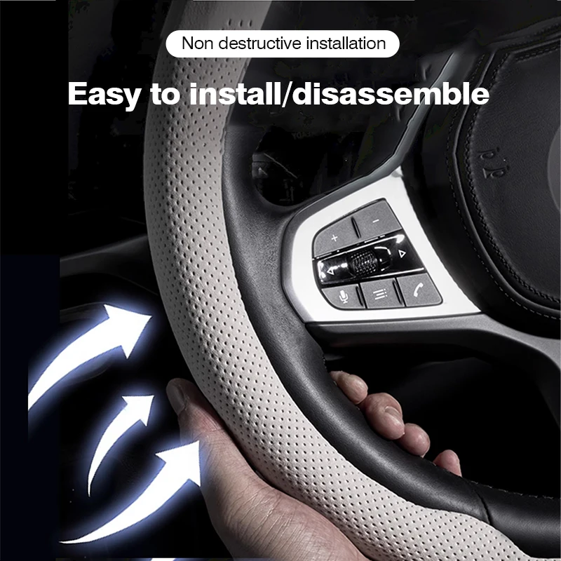Fundas para Volante de Coche C - Car Steering Wheel Cover Anti Slip Breathable reseña y precio