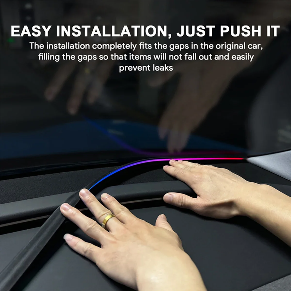 Luz LED ambiental para coche,  - Led Ambient Interior Car Lights App Control reseña y precio