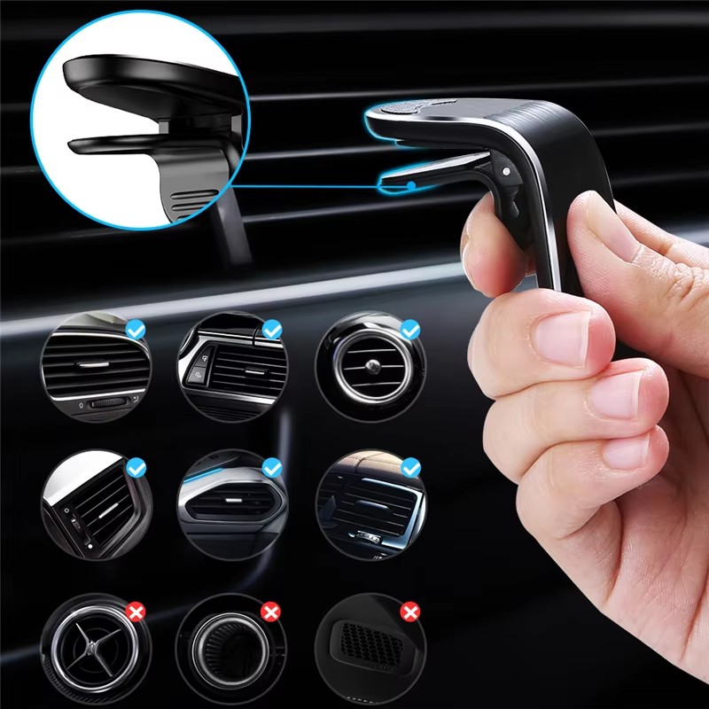 Soporte magnético para teléfon - Magnetic Phone Holder For Car Vent reseña y precio