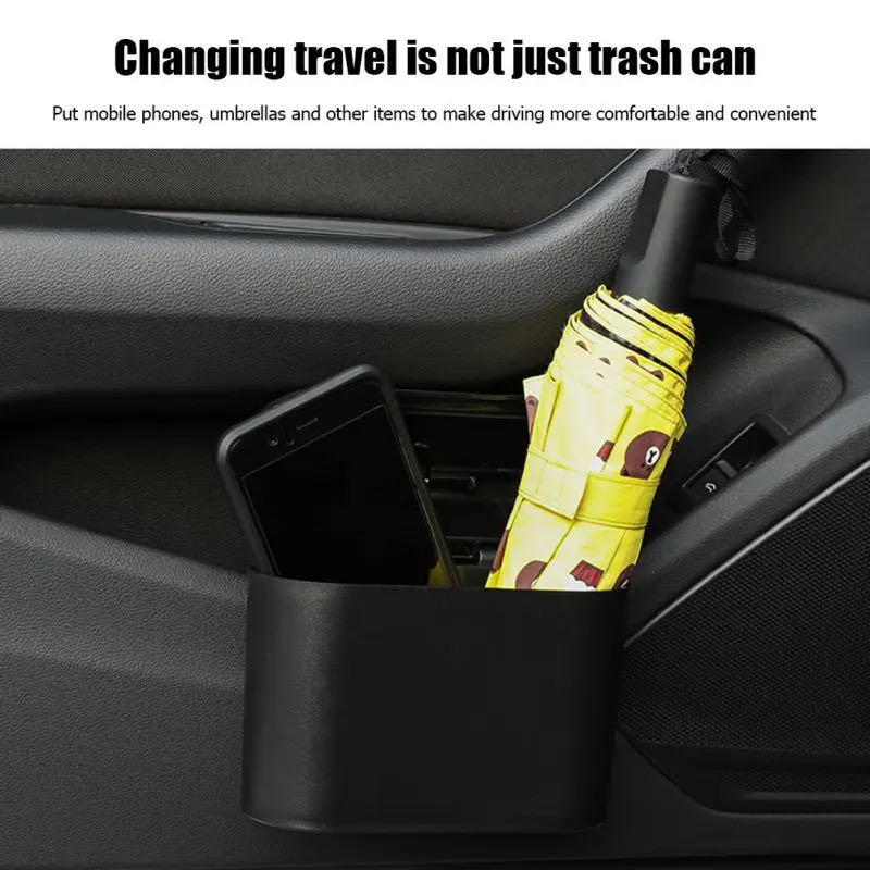 Venta al por mayor, caja de al - Waterproof Car Trash Can With Lid reseña y precio