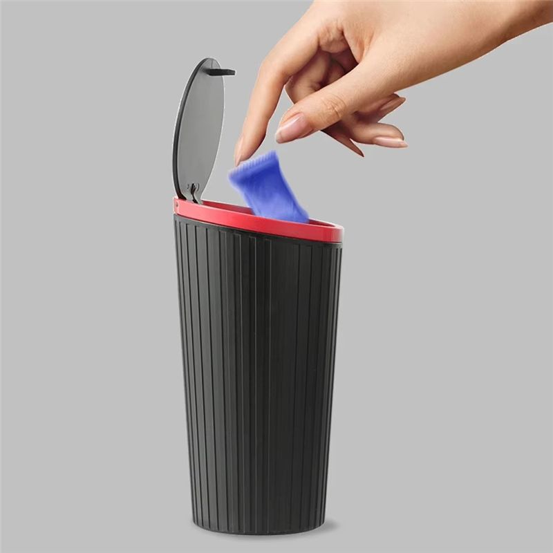 Cubo de basura para coche tipo - Waterproof Car Trash Can With Lid reseña y precio