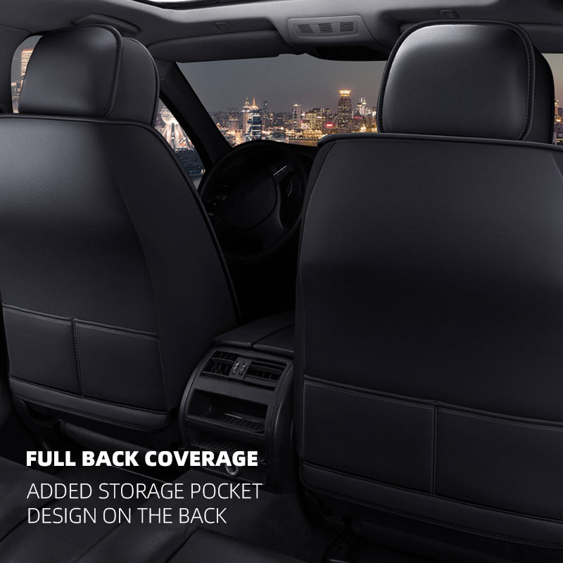 Fundas universales para asient - Leather Car Seat Covers Full Set Universal reseña y precio
