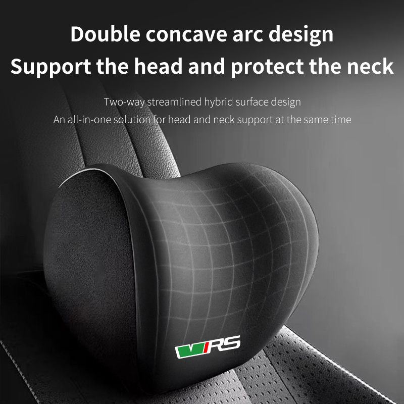 Almohada para reposacabezas de - Memory Foam Car Neck Pillow Lumbar Support reseña y precio