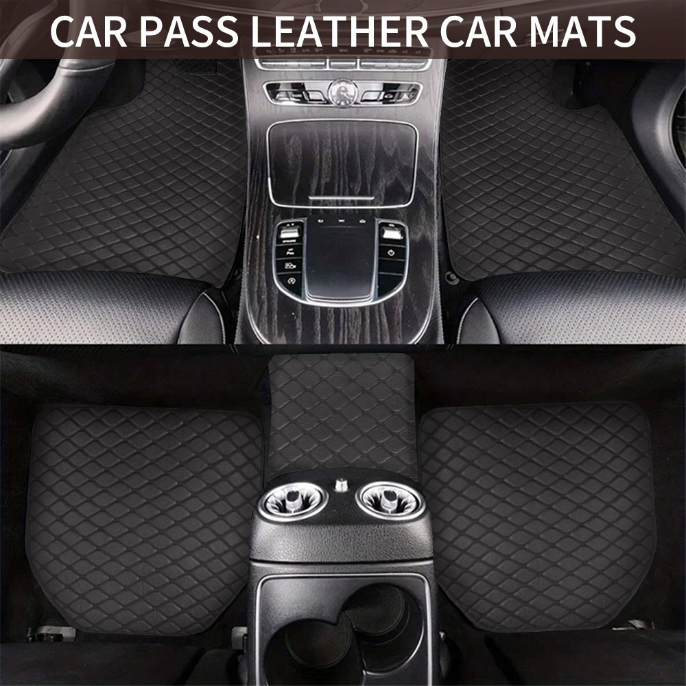 Juego de 5 Alfombrillas Univer - Car Floor Mats Universal Waterproof Leather reseña y precio