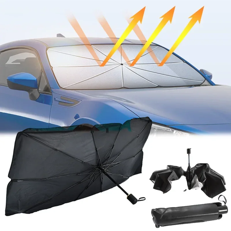 Parasol para Parabrisas de Coc - Car Sunshade Windshield Umbrella Foldable reseña y precio