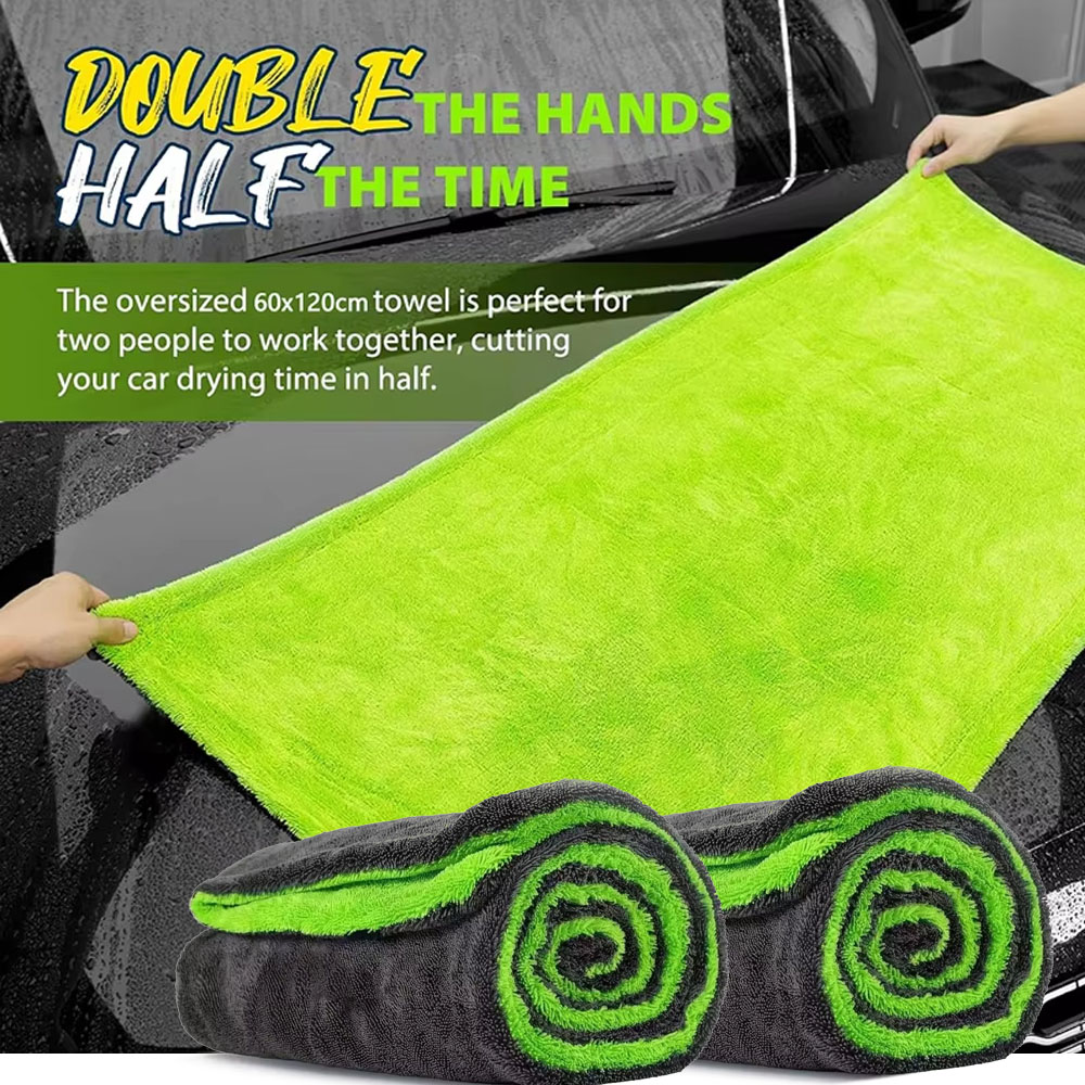 Toalla de microfibra ultra gru - Microfiber Car Drying Towel Super Absorbent reseña y precio