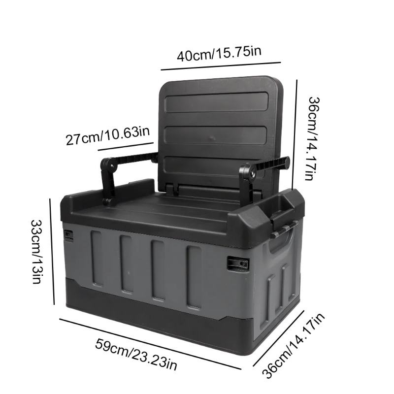 Caja de Almacenamiento Plegabl - Car Trunk Organizer Foldable Storage Box reseña y precio