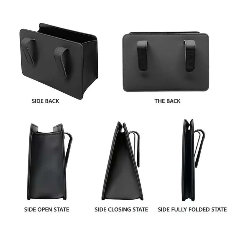 Caja de almacenamiento para pu - Waterproof Car Trash Can With Lid reseña y precio
