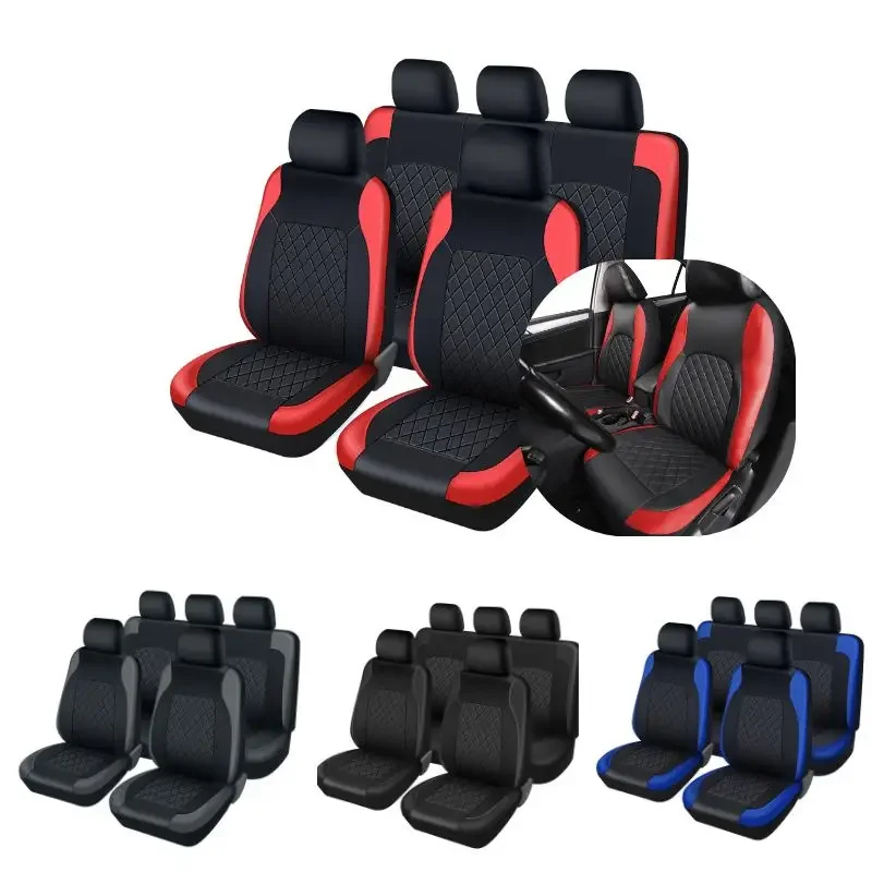 Fundas Universales de Cuero Si - Leather Car Seat Covers Full Set Universal reseña y precio