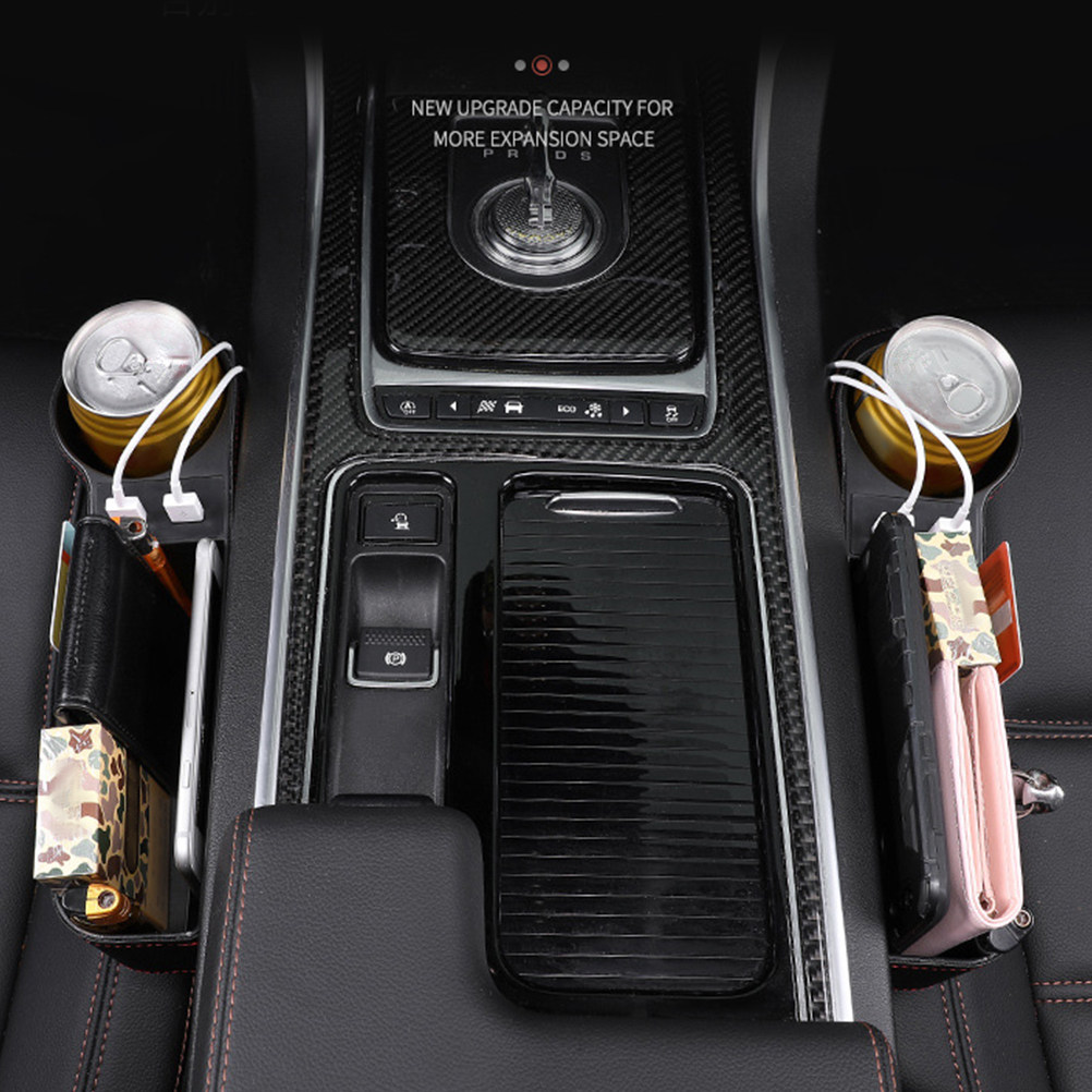 Caja de almacenamiento para el - Seat Gap Filler Organizer With Usb Charger reseña y precio