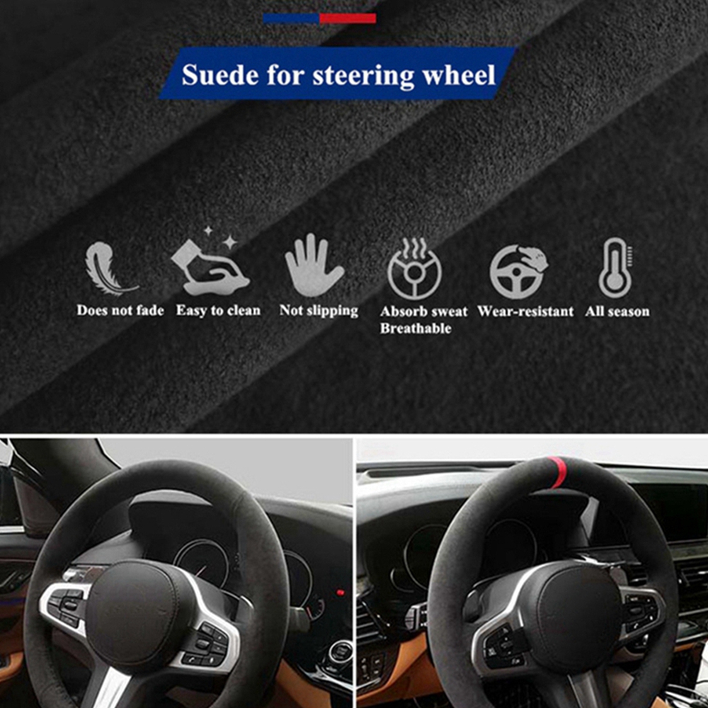 Protector antideslizante para  - Car Steering Wheel Cover Anti Slip Breathable reseña y precio