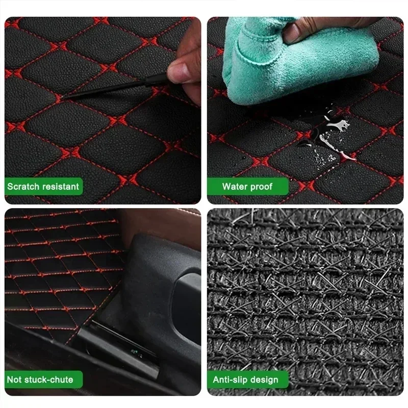 Alfombrillas para coche, 4 pie - Car Floor Mats Universal Waterproof Leather reseña y precio