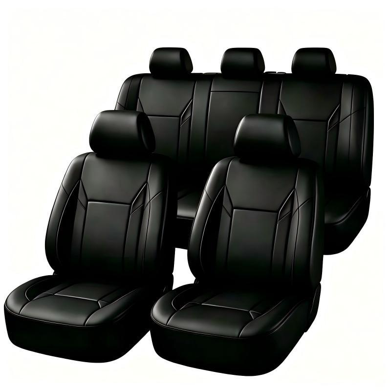 Fundas de Asiento de Coche de  - Leather Car Seat Covers Full Set Universal reseña y precio