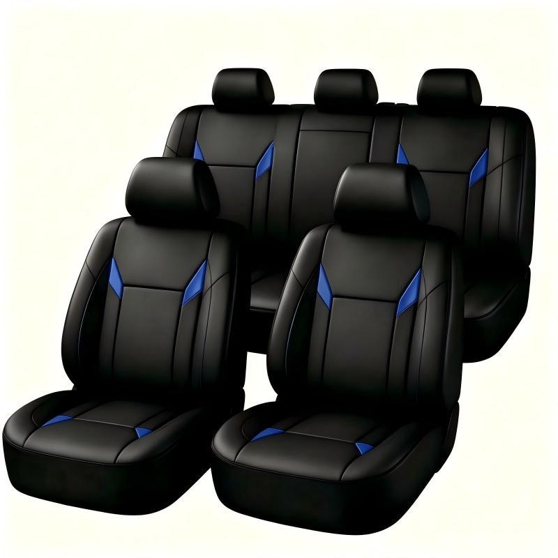 Fundas de Asiento de Coche de  - Leather Car Seat Covers Full Set Universal reseña y precio