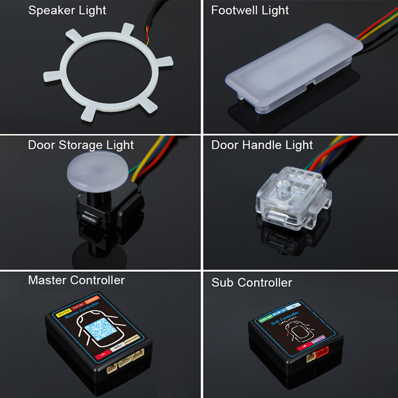 Kit de Luces LED RGB Dinámicas - Led Ambient Interior Car Lights App Control reseña y precio