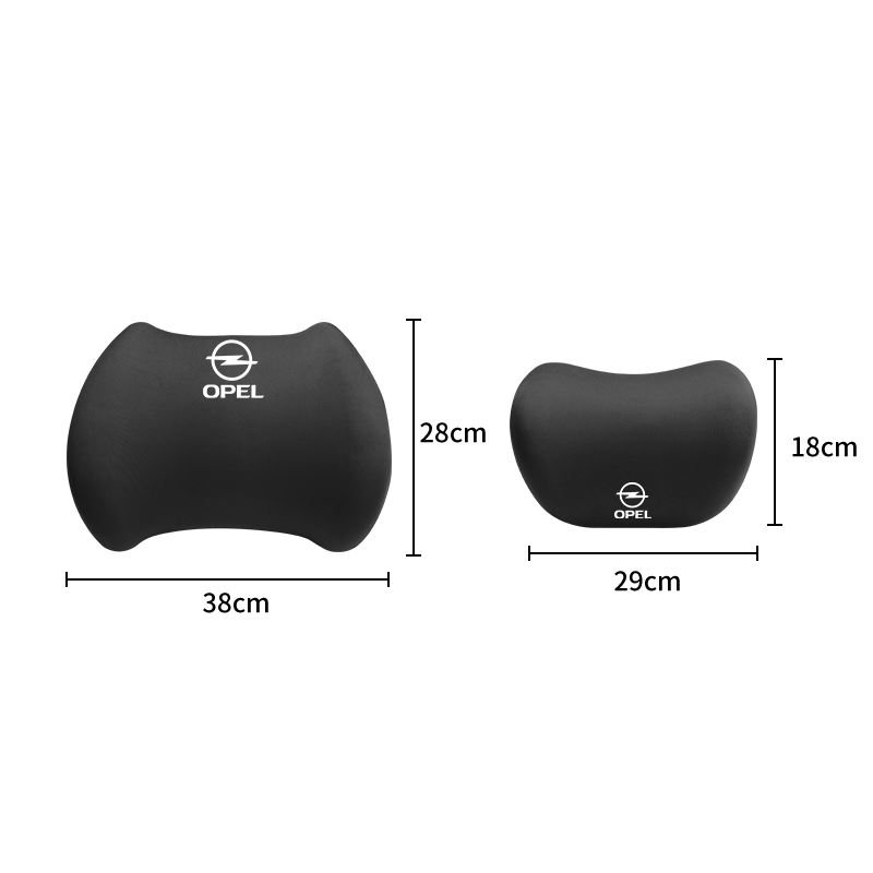 Almohada para reposacabezas de - Memory Foam Car Neck Pillow Lumbar Support reseña y precio
