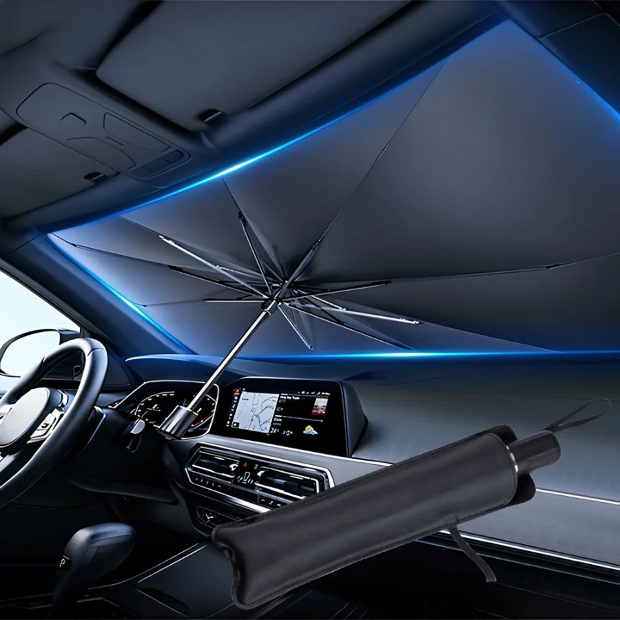 Parasoles Plegables Multiusos  - Car Sunshade Windshield Umbrella Foldable reseña y precio