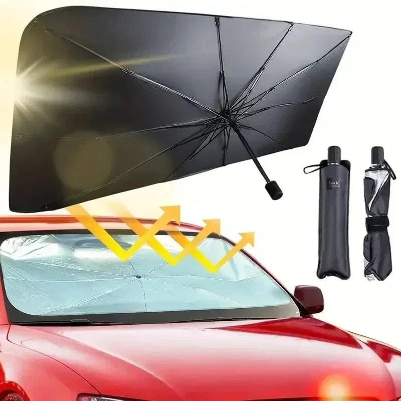 Parasoles Plegables Multiusos  - Car Sunshade Windshield Umbrella Foldable reseña y precio