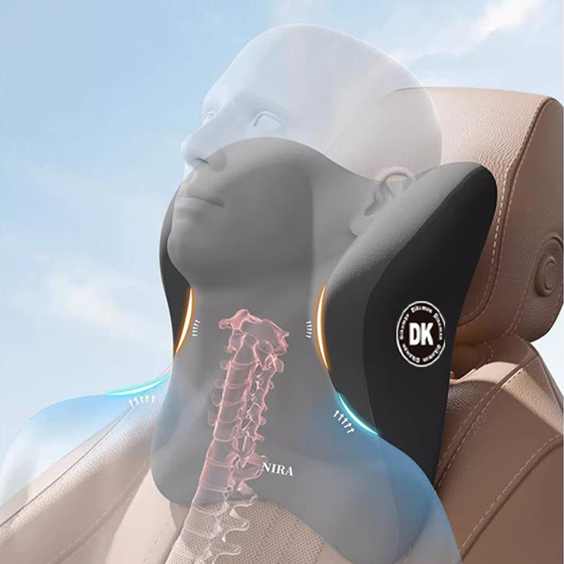 Juego de Almohada Cervical y S - Memory Foam Car Neck Pillow Lumbar Support reseña y precio
