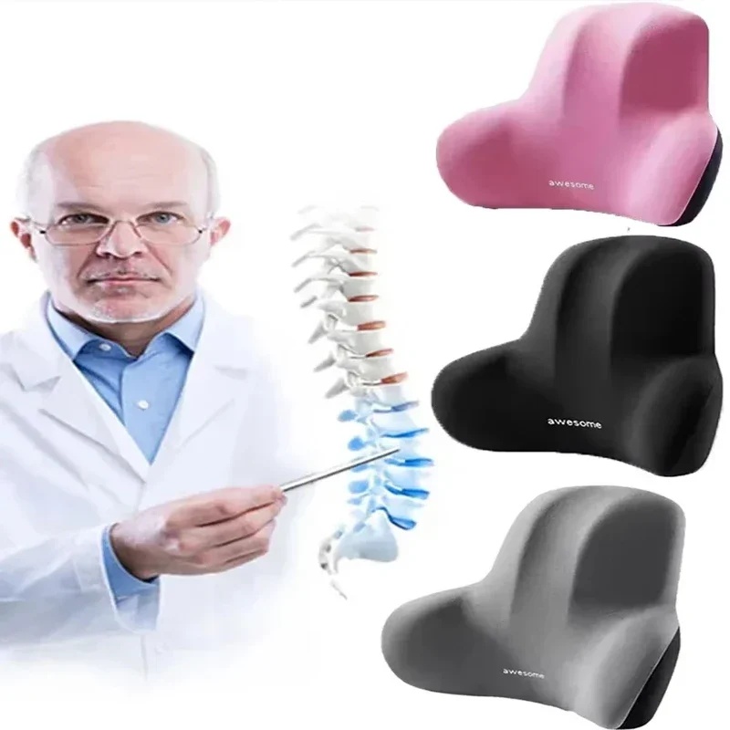 Juego de Soporte Lumbar y Repo - Memory Foam Car Neck Pillow Lumbar Support reseña y precio