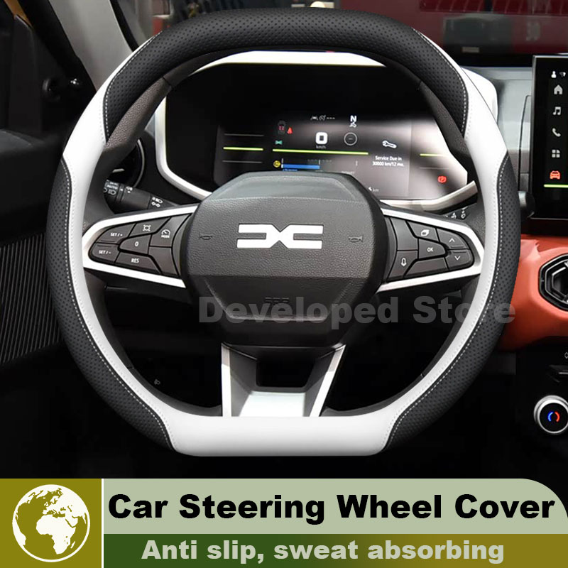 Funda de Cuero para Volante de - Car Steering Wheel Cover Anti Slip Breathable reseña y precio