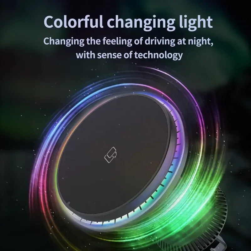 Cargador inalámbrico magnético - Wireless Car Charger Mount Fast Charging reseña y precio