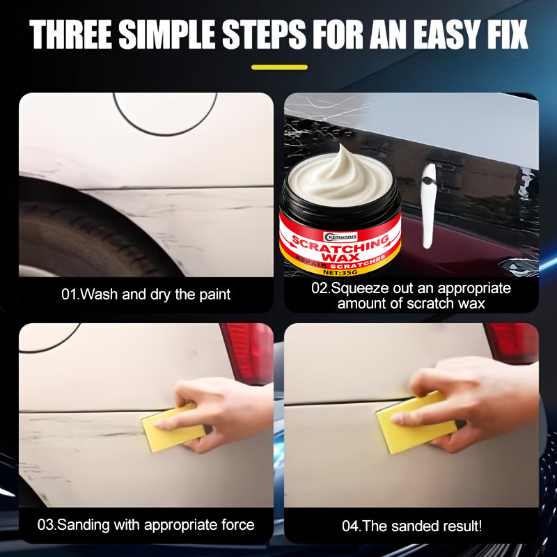 Pasta Reparadora de Arañazos p - Car Scratch Repair Polishing Wax Paste reseña y precio