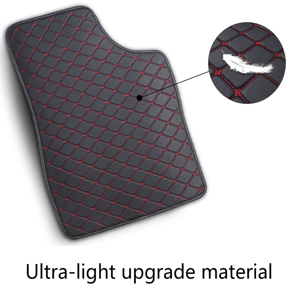 Juego de alfombrillas de cuero - Car Floor Mats Universal Waterproof Leather reseña y precio